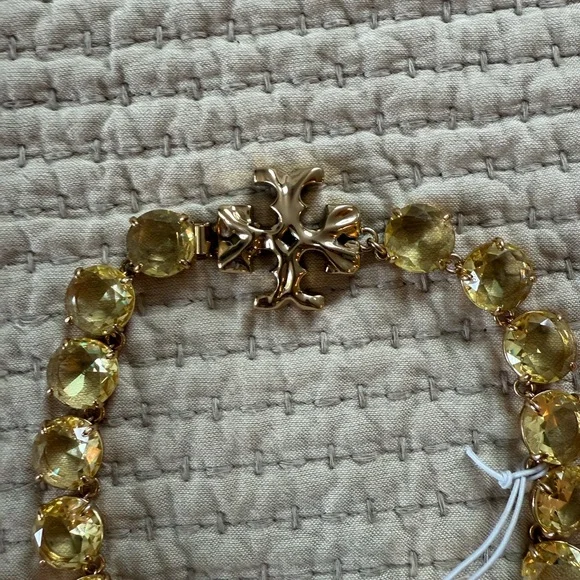 Tory Burch Gold and Peach Necklace - Picture 2 of 2